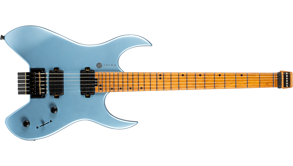 Spira Guitars S-400 HEADLESS MPB Blue