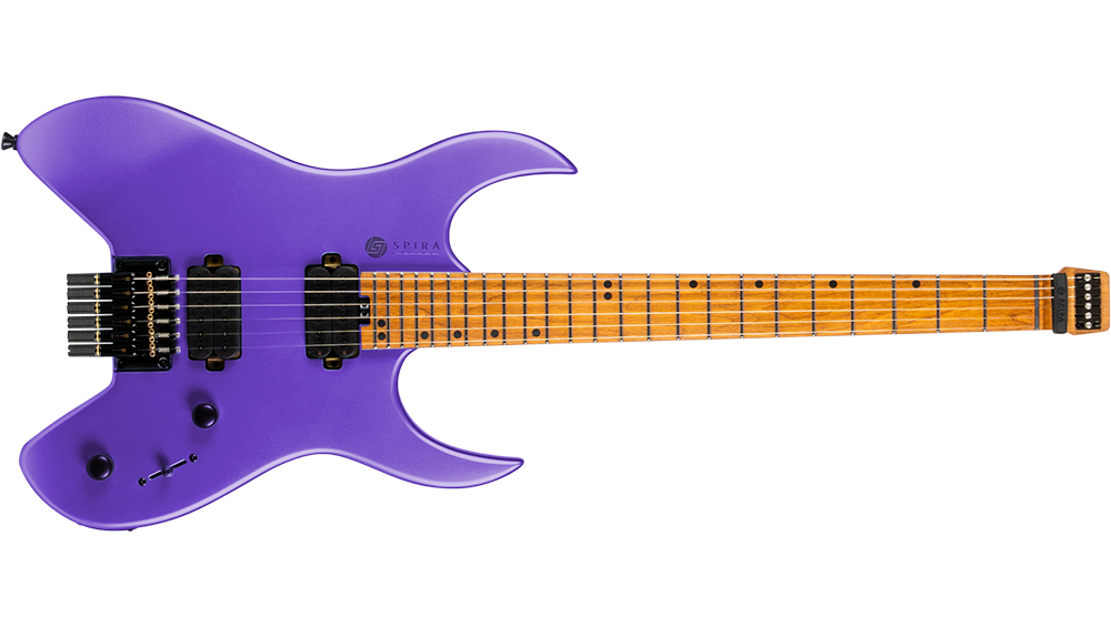 Spira Guitars S-400 HEADLESS MPP Purple