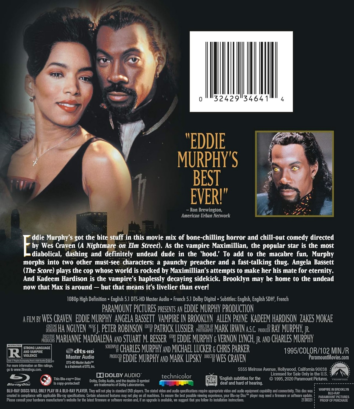 Vampire In Brooklyn (ej svensk text) (Blu-ray) (Begagnad) - 2