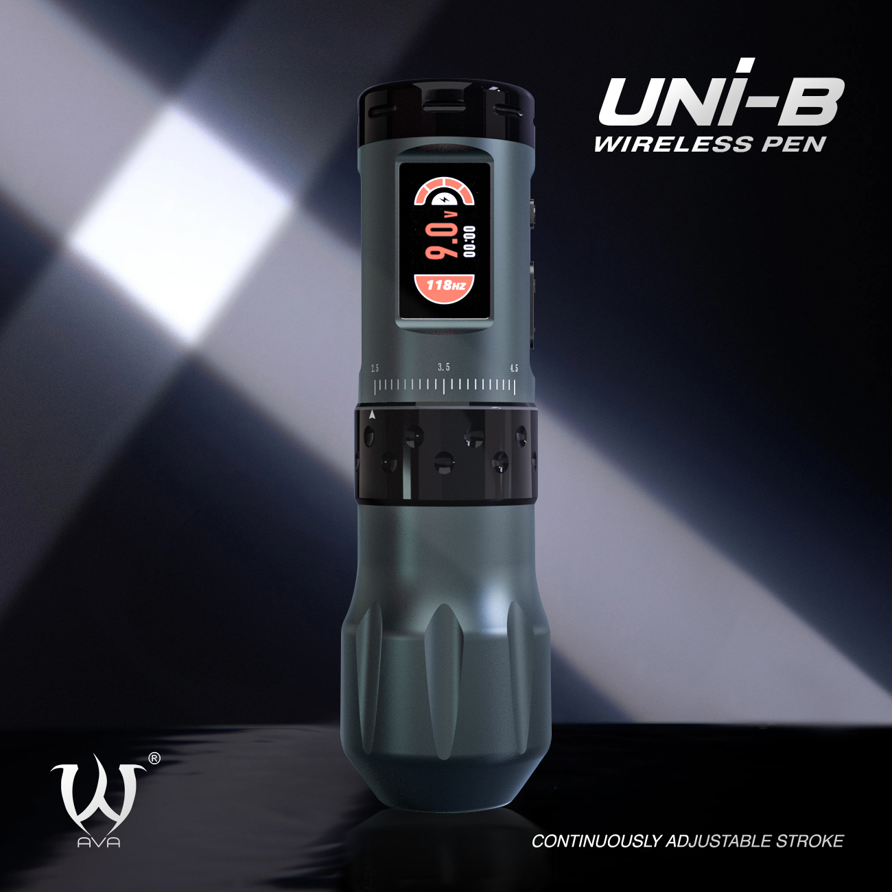 Ava UNI-B Adjustable Stroke Wireless Pen Machine - Grey - 4