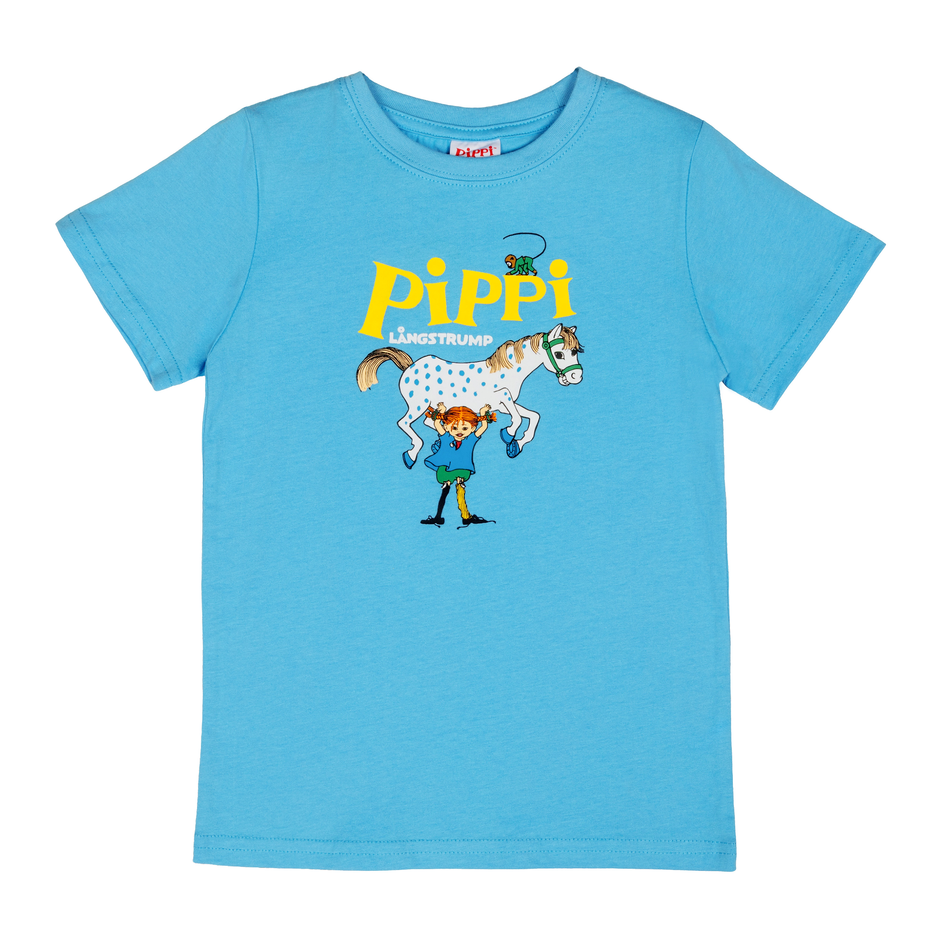 T-shirt Pippi - Blå