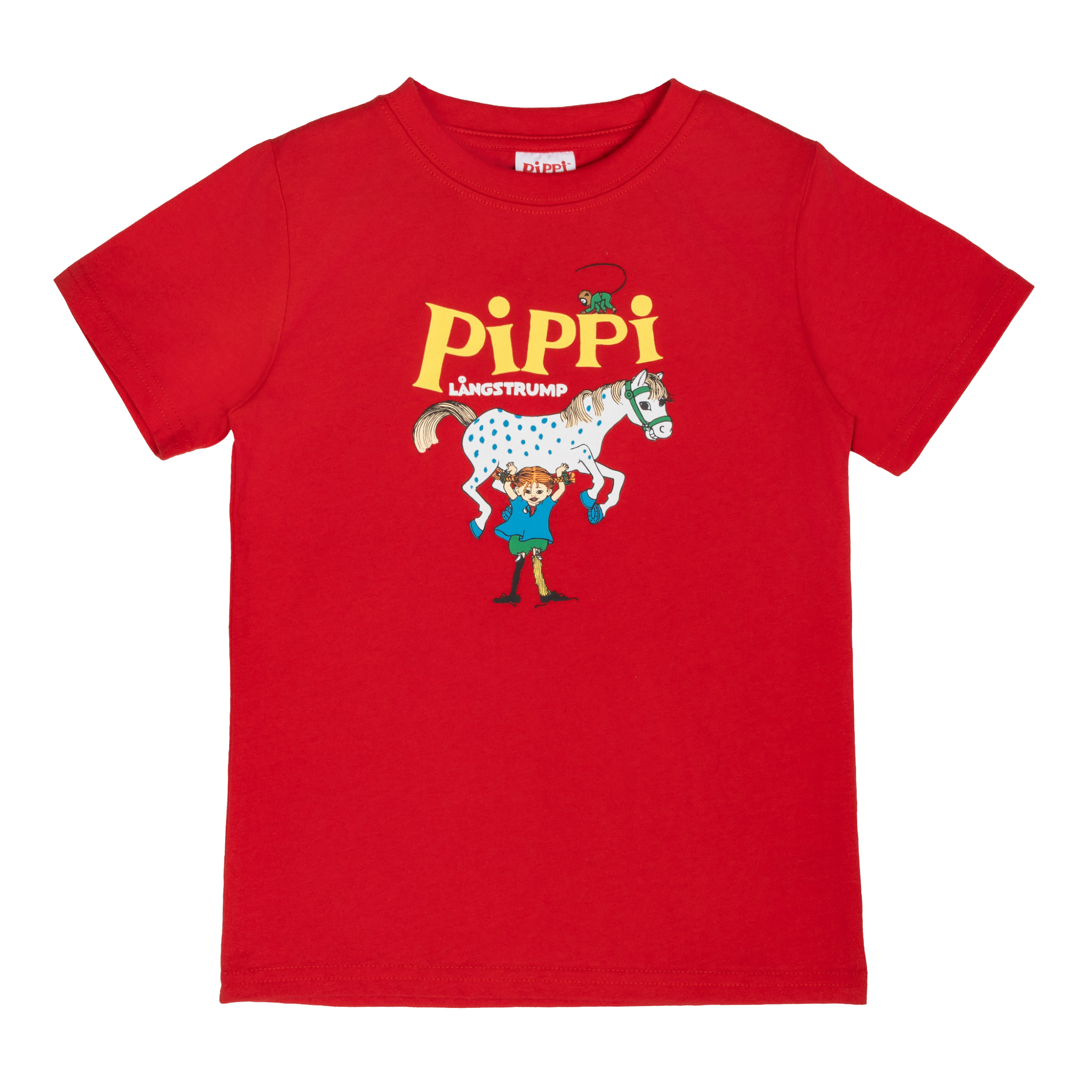 T-shirt Pippi - Röd