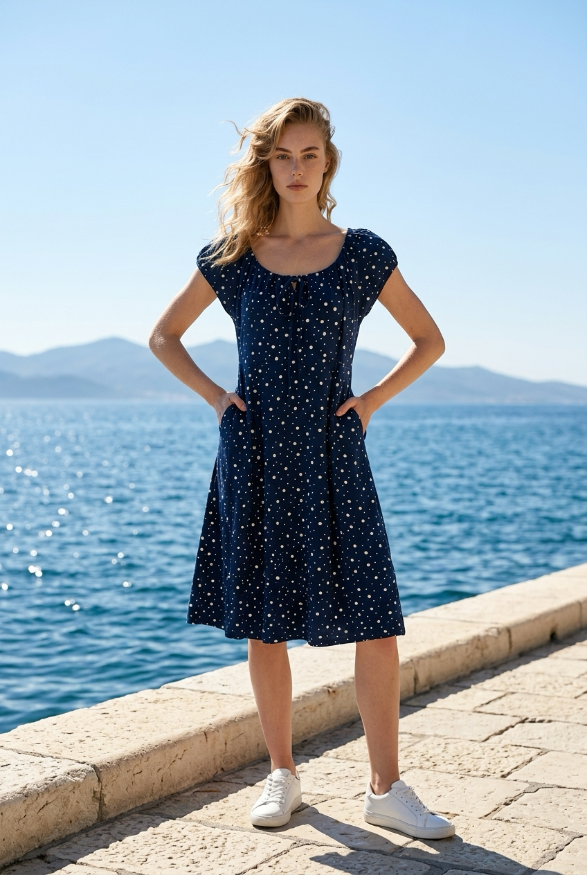 Dress Dots - Navy - Signature