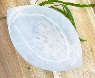 Selenit Skål Oval 10cm 1st - 3