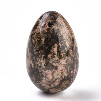 Rodonit Ägg Hänge 21x30mm 1st - 2