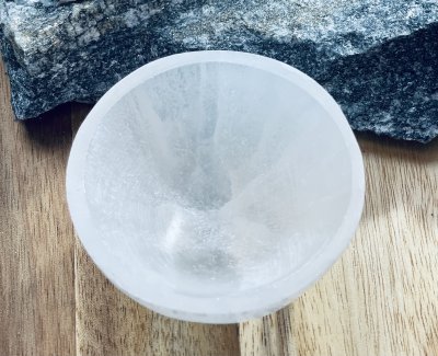 Selenit Skål Rund 6cm 1st - 2