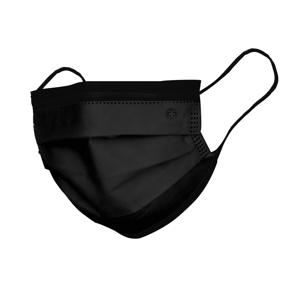 Face mask Opharm IIR Black 50 pcs