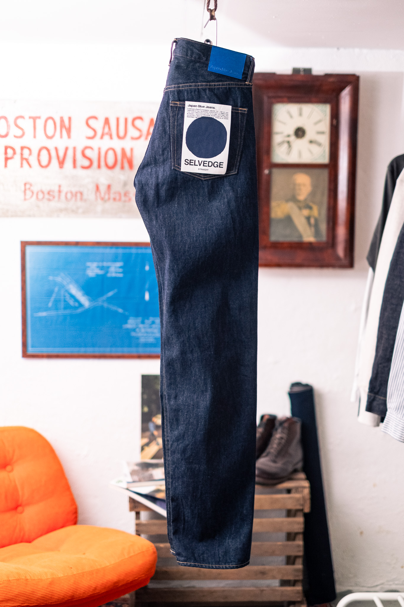 Japan Blue  - Selvedge Straight Jeans 12oz