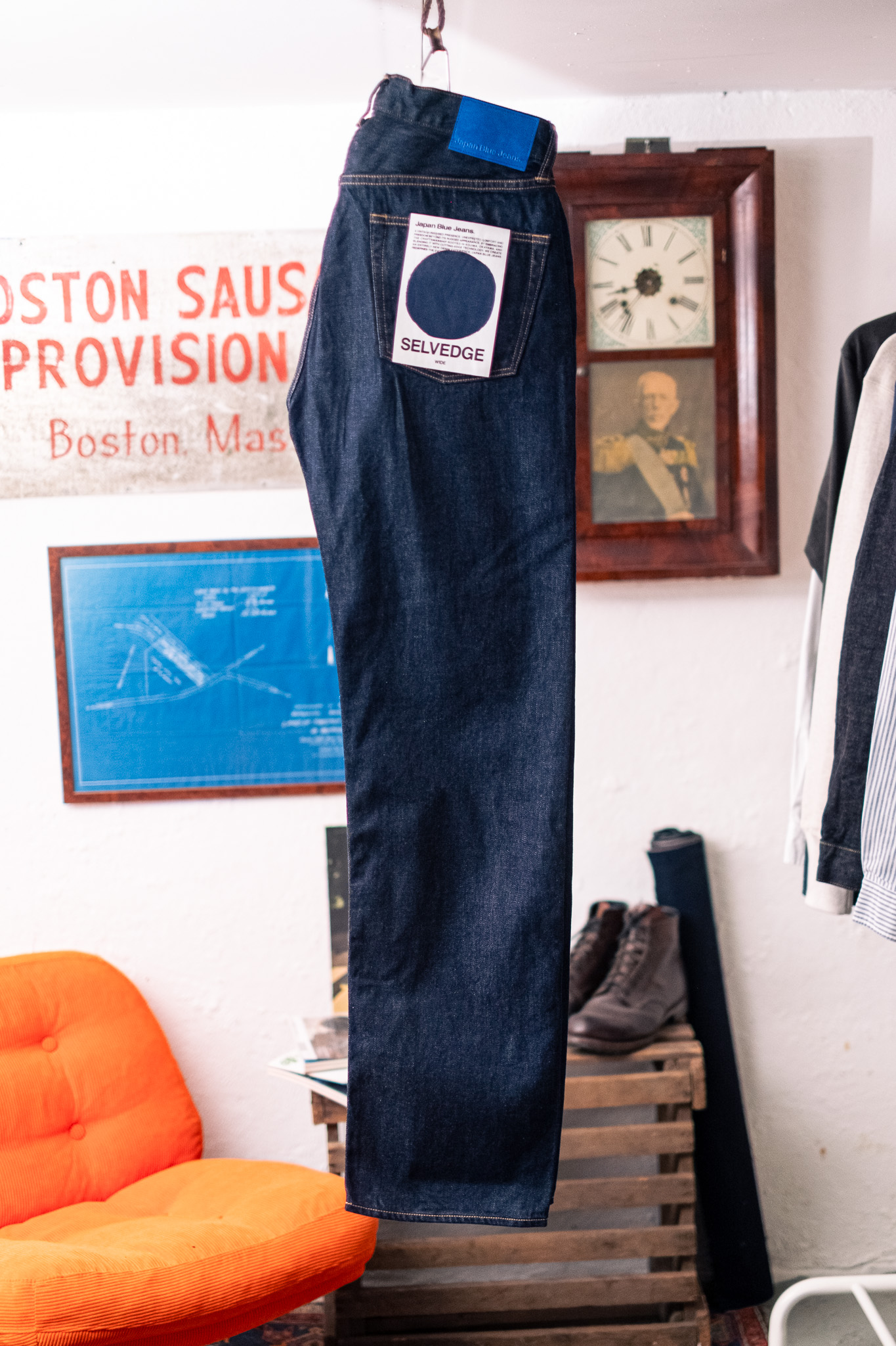 Japan Blue - Selvedge Wide Jeans 12oz