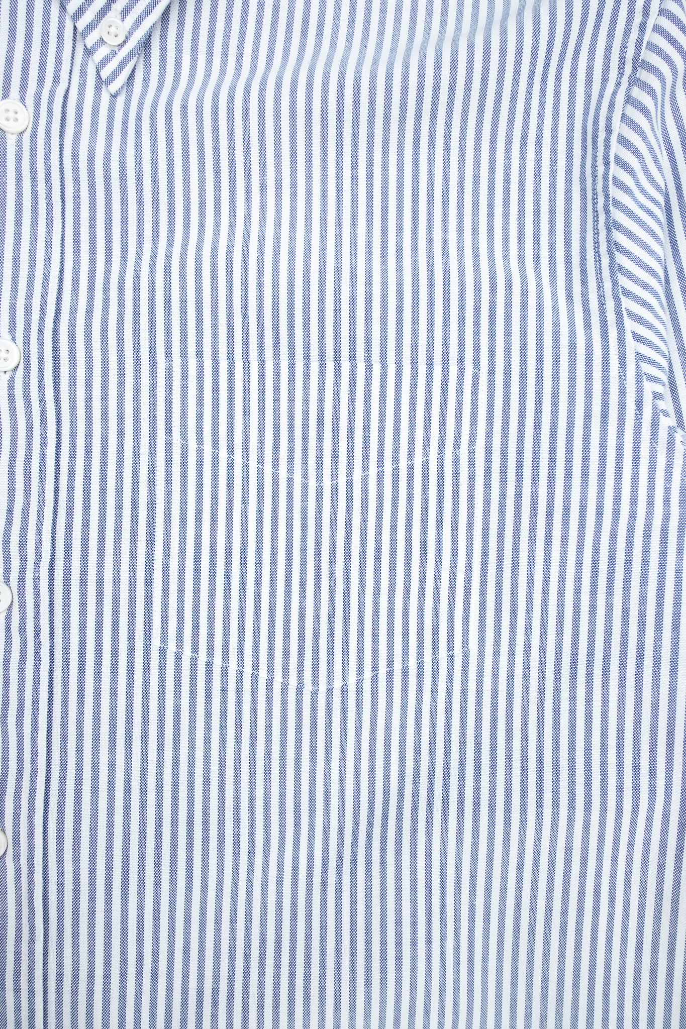 Knickerbocker - Beefy Cotton Oxford Shirt Navy Stripe - 5