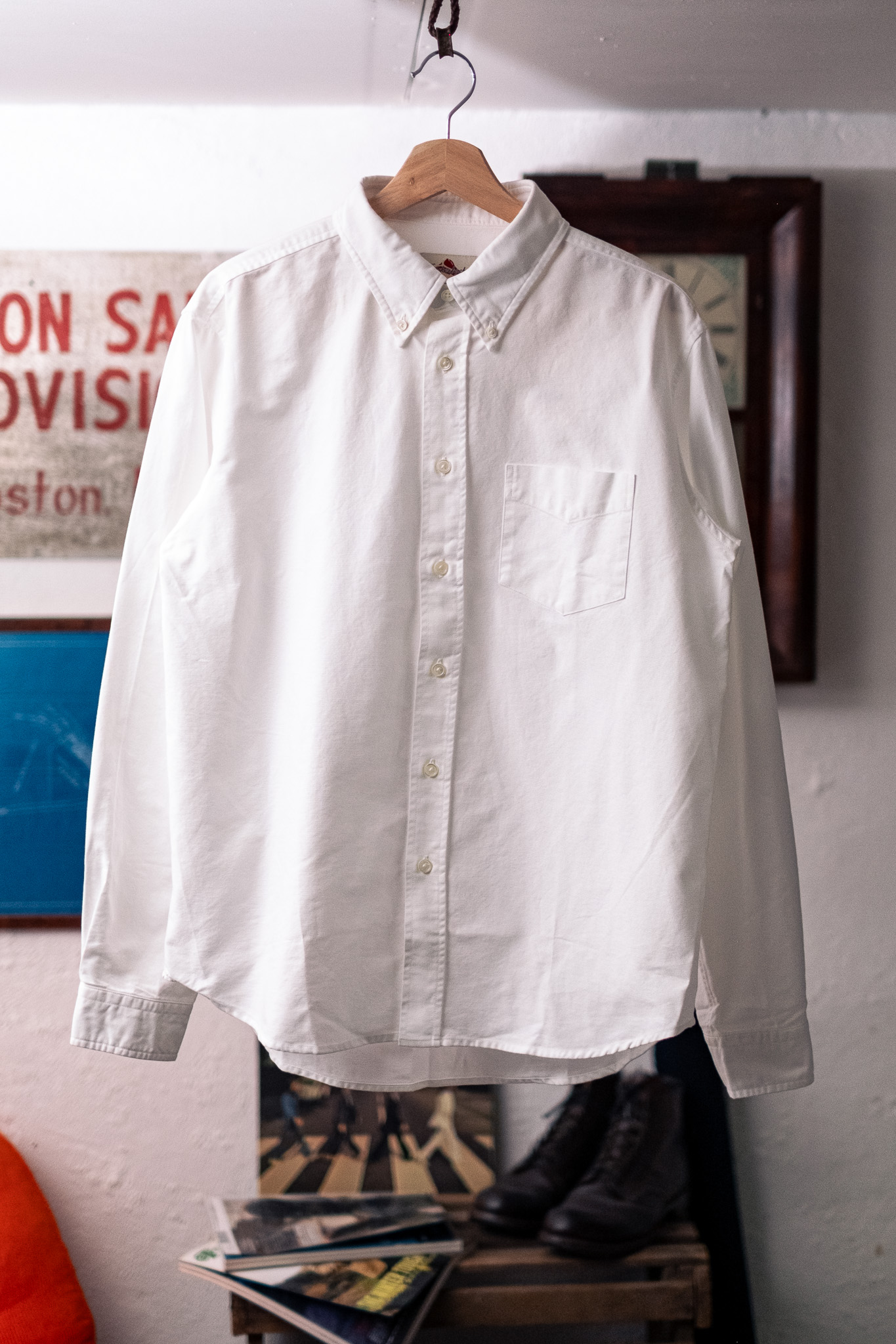 Knickerbocker - Beefy Cotton Oxford Shirt White