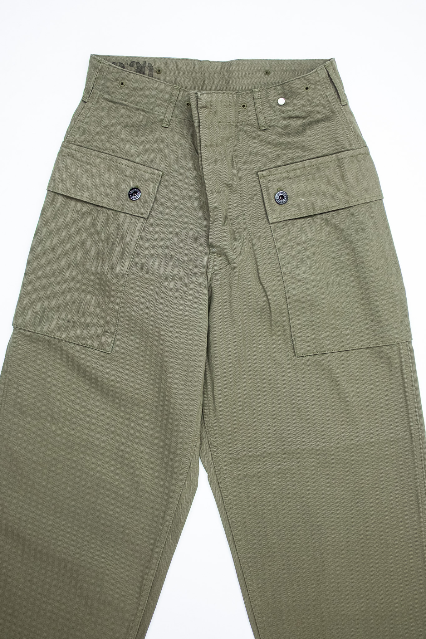 TCB Jeans - 50's Baker Pant Olive - Göteborg Manufaktur