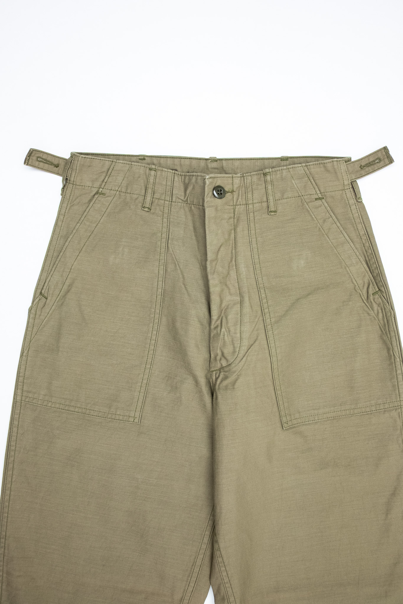TCB Jeans - 50's Baker Pant Olive - Göteborg Manufaktur