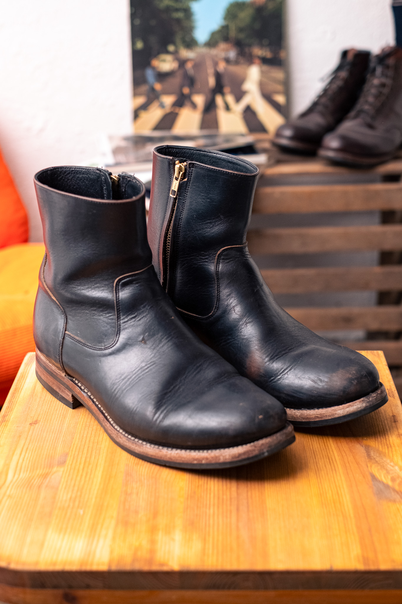 Unmarked - Zip Boot Horween Teacore Leather - 11