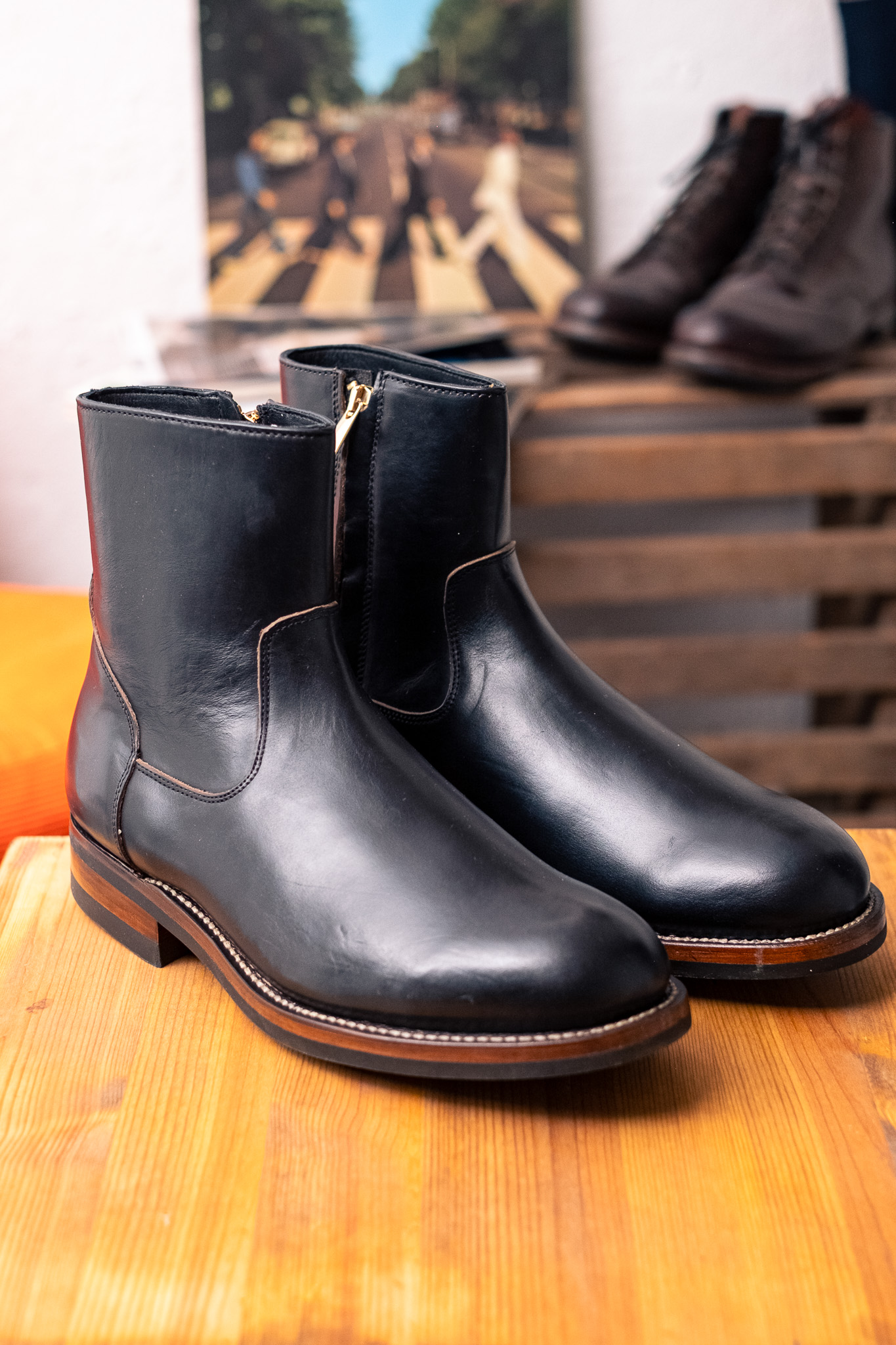 Unmarked - Zip Boot Horween Teacore Leather