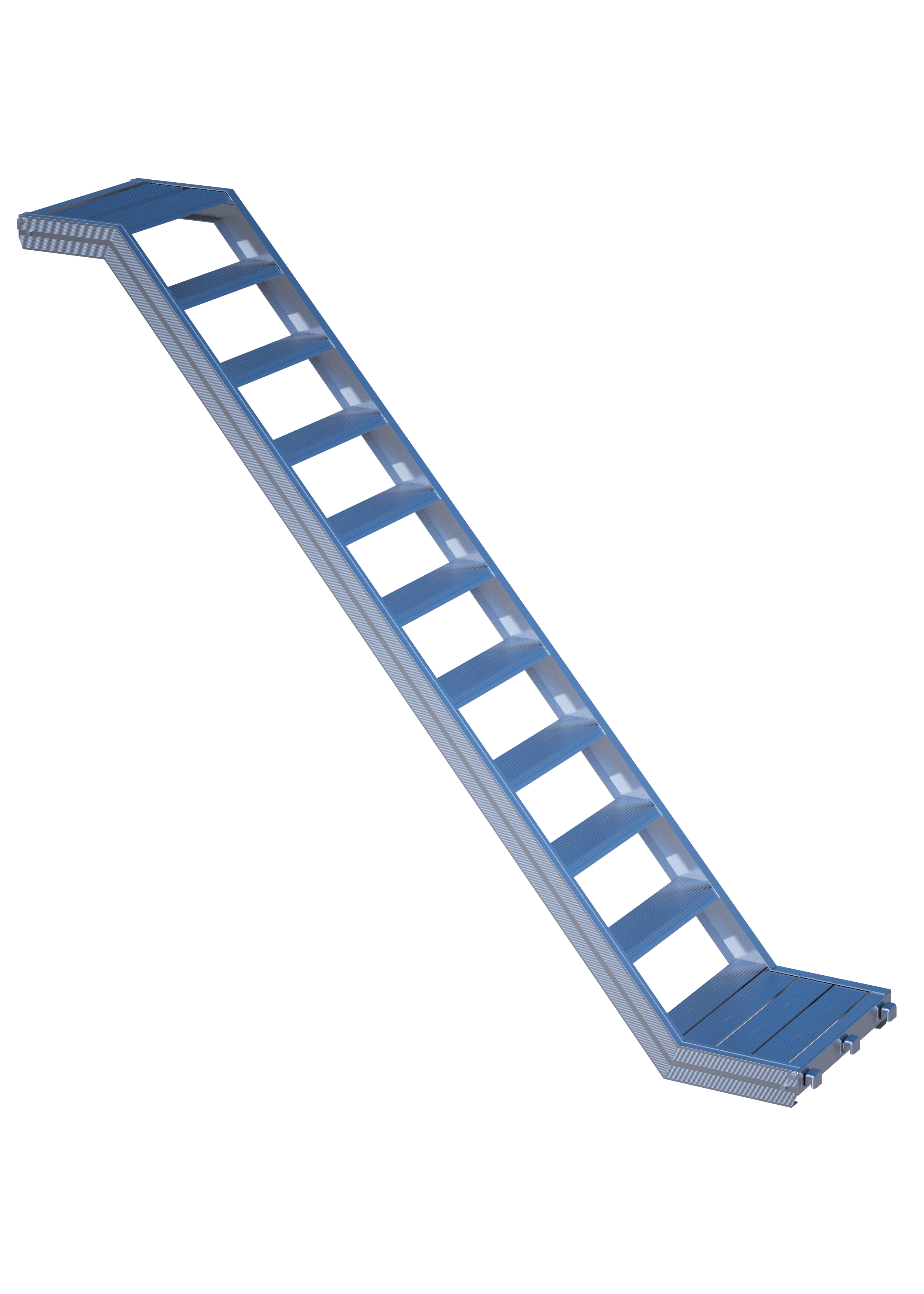 Trappa 3,07 x 2,0 x 0,62m U-Support Aluminium