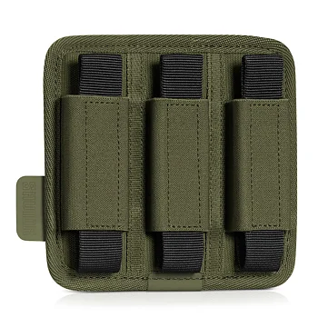 Savior Equipment Pistol Mag Holder w/ Hook Backing - 3-slot - OD Green