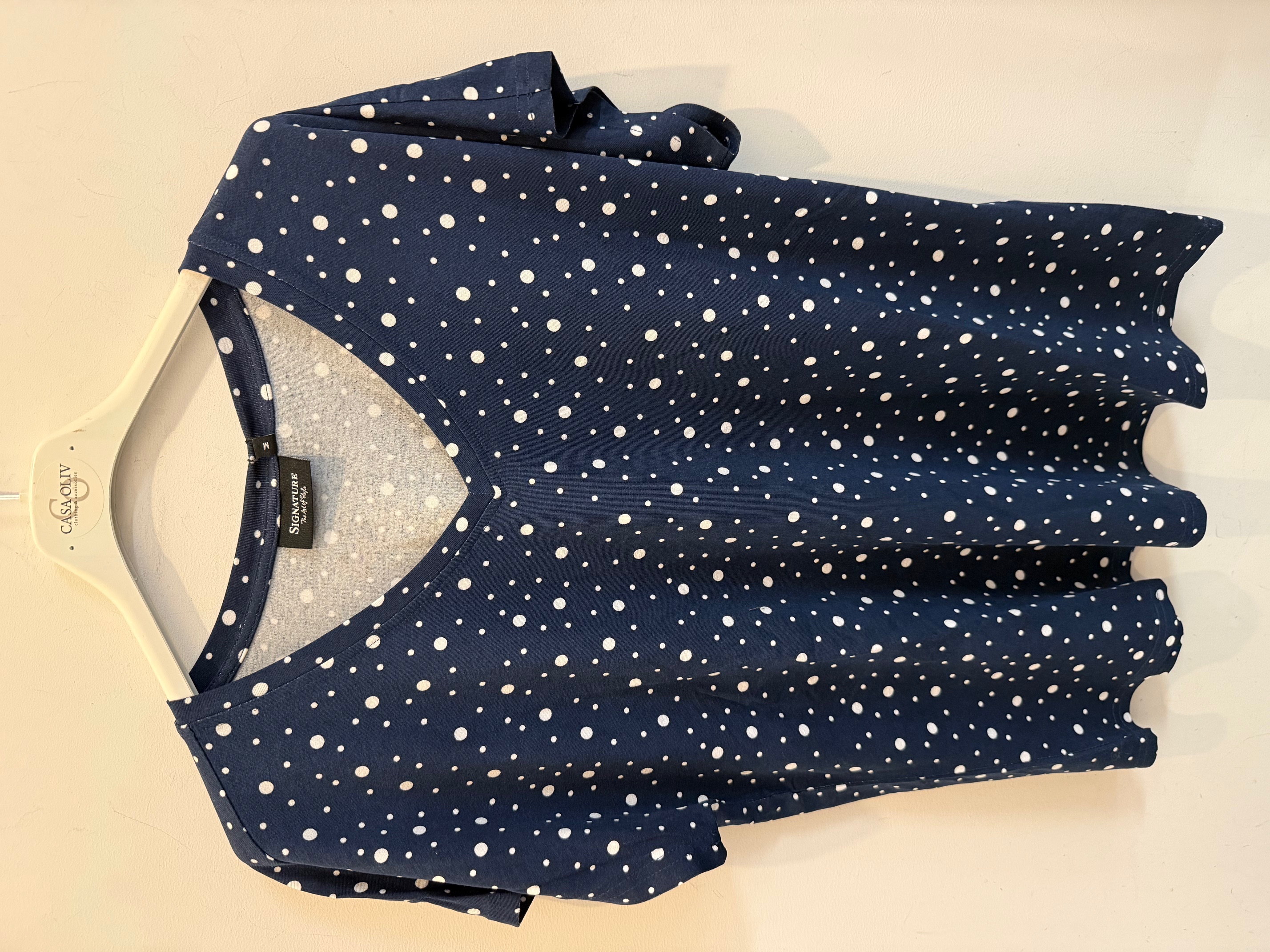 T-shirt Dots - Navy - Signature
