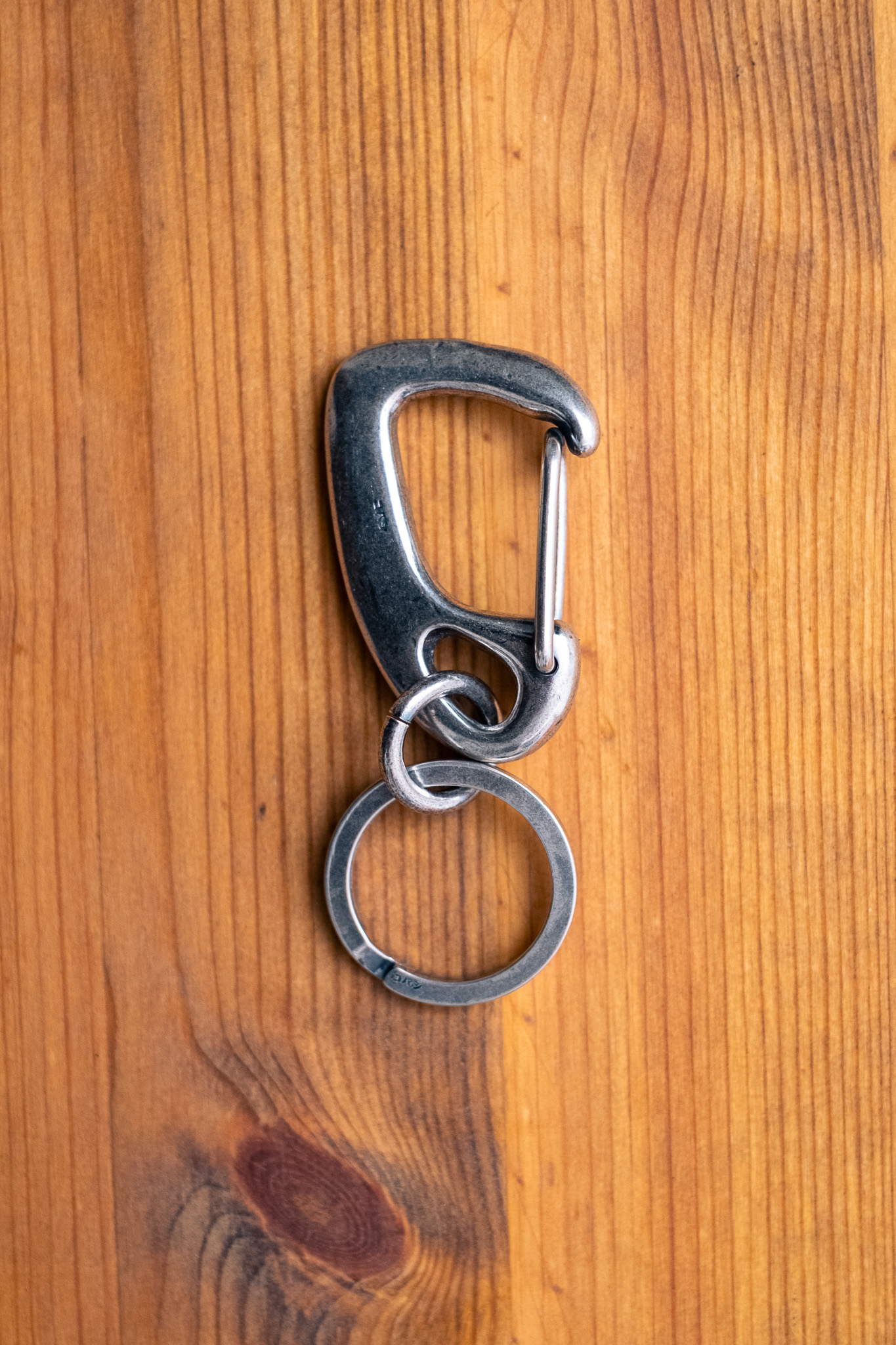 Kobashi Studio - BR320 Sandcasted Key Snap Silver Plating - 3