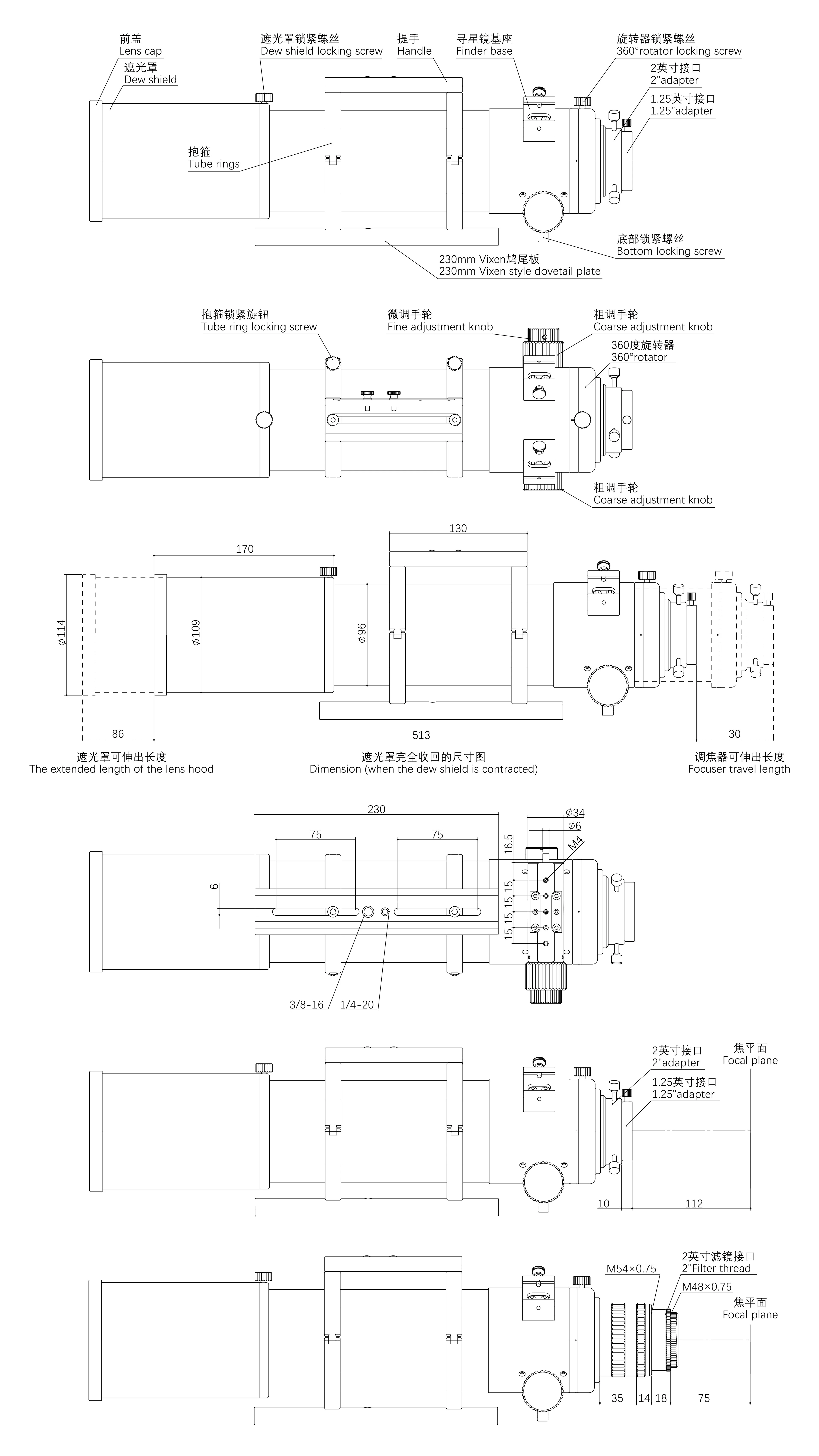 ASKAR 91F - QUADRUPLET FLATFIELD APOKROMAT - 12