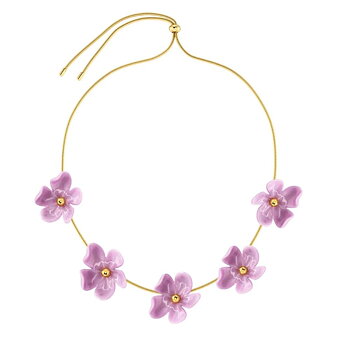 Edblad Wildflower halsband pink guld