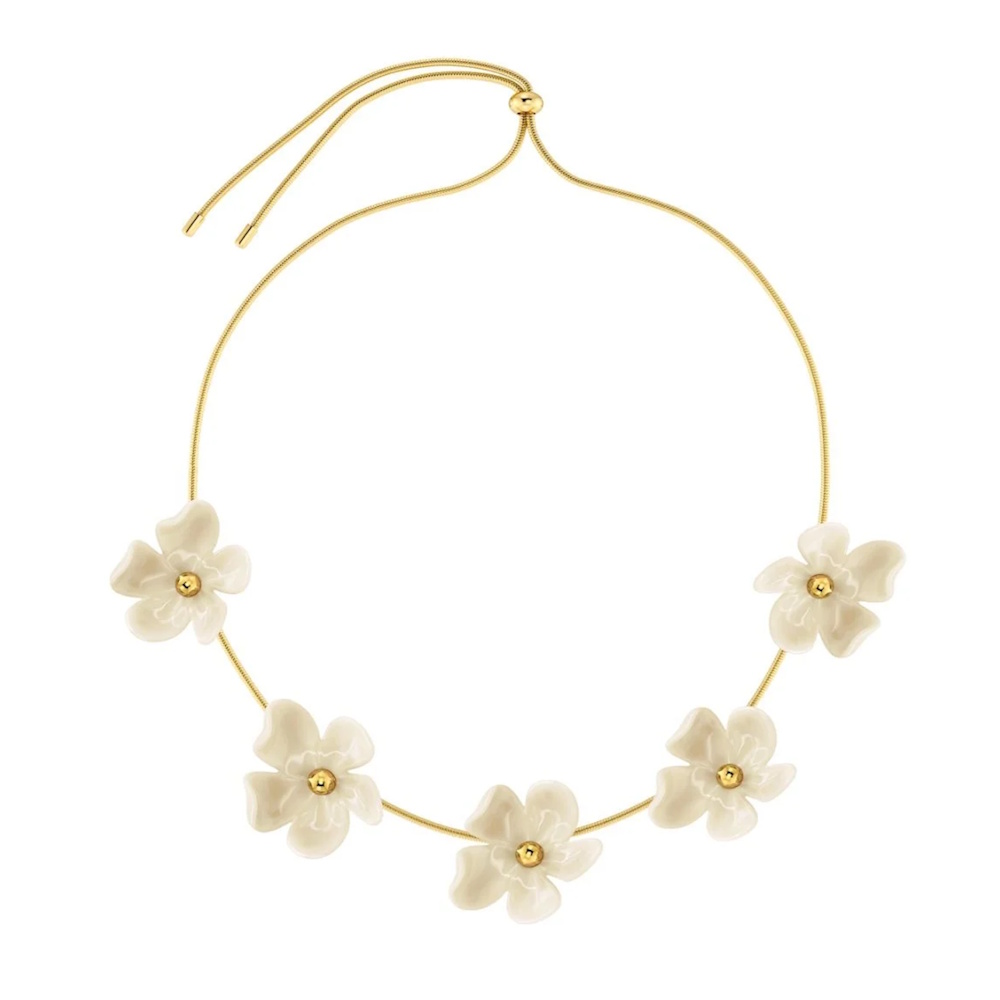 Edblad Wildflower halsband white guld - 2
