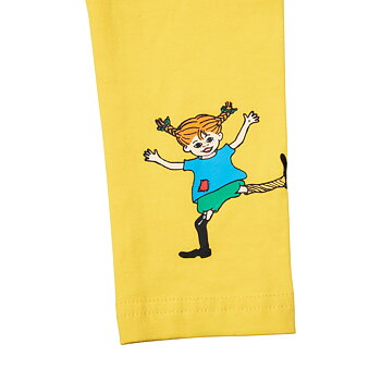  Leggings Pippi Långstrump Gula