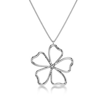 Edblad Alba halsband L silver