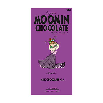 Moomin Chocolate Mymble, Mjölkchoklad 41% EKO, 70 g