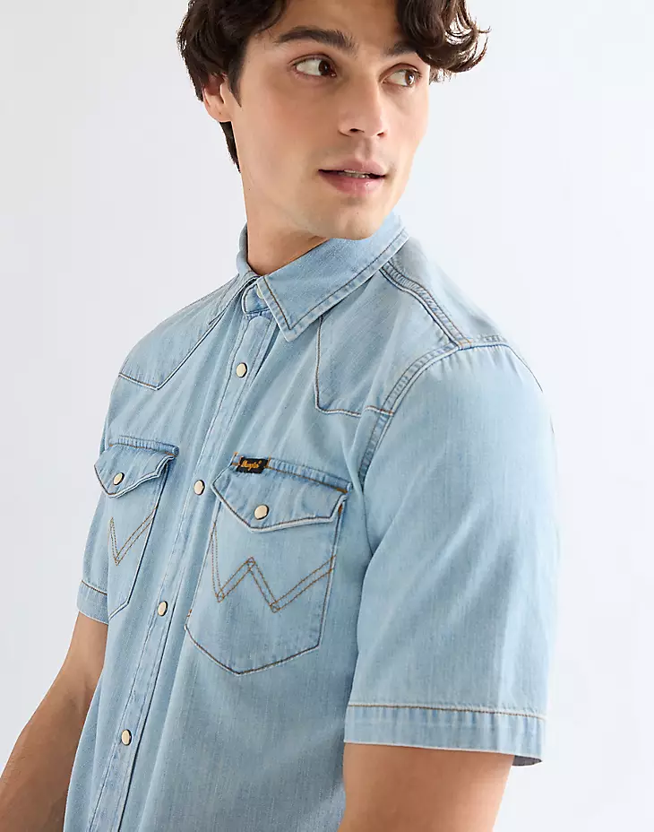 Wrangler rgular short sleeve westernshirt - 3