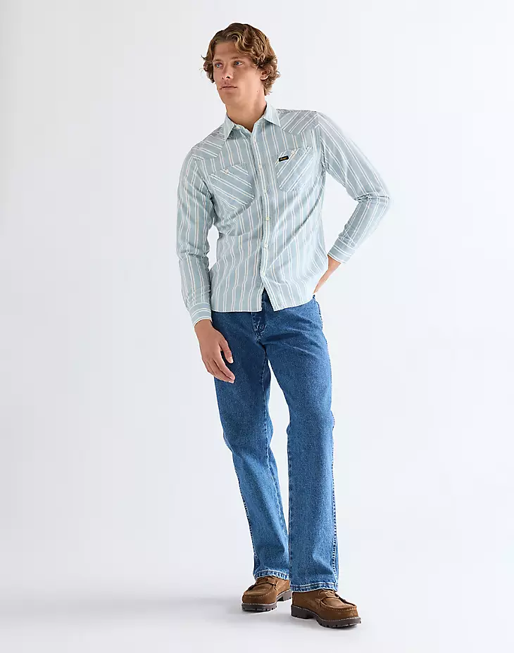 Wrangler rgular chambray shirt - 5