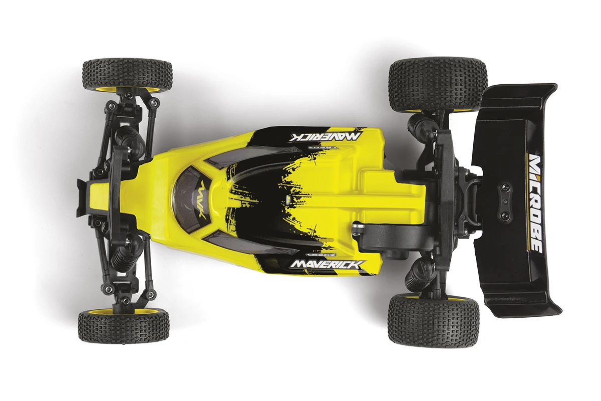 Maverick RC MV150871 Microbe Flux 1/24th Buggy - Yellow - 3