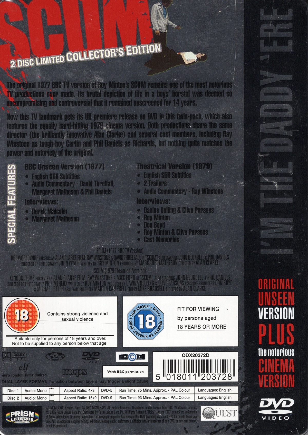 Scum (Limited Edition Steelbook) (ej svensk text) (Begagnad) - 2