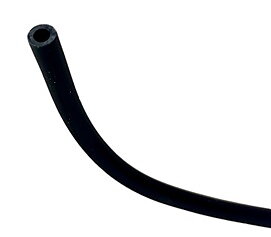 Bränsleslang 4 x 7mm Svart Gummi  1 meter  231613