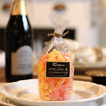 Karameller Apelsin & citronklyftor