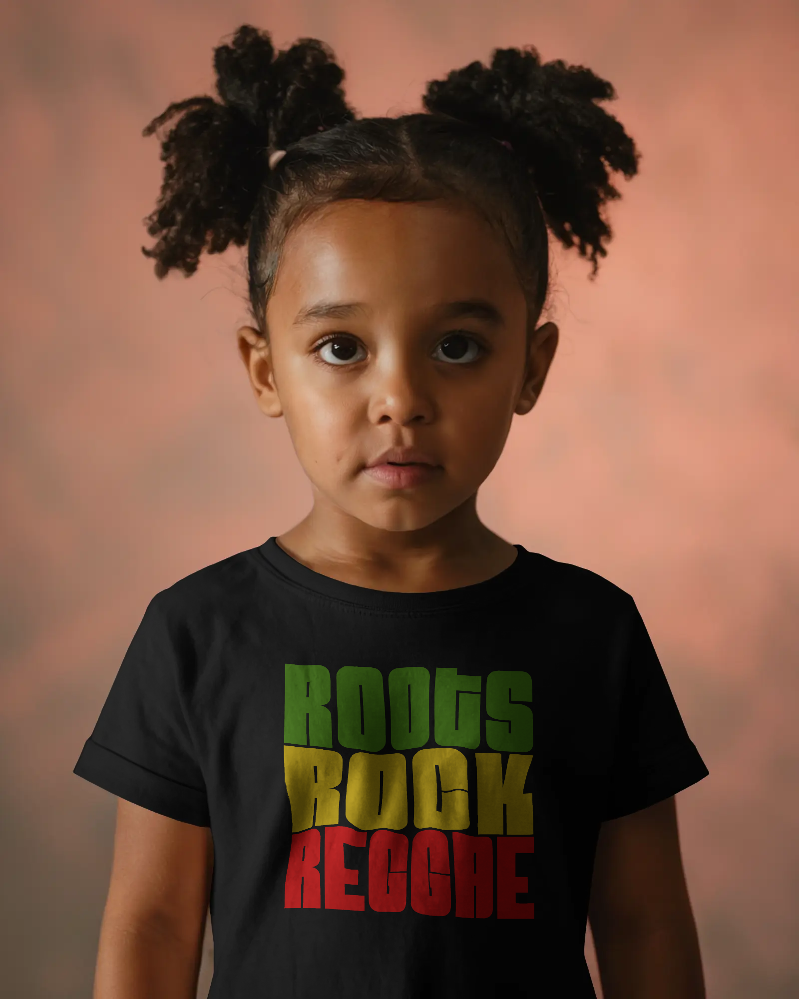 Roots Rock Reggae Toddler T-shirt Black