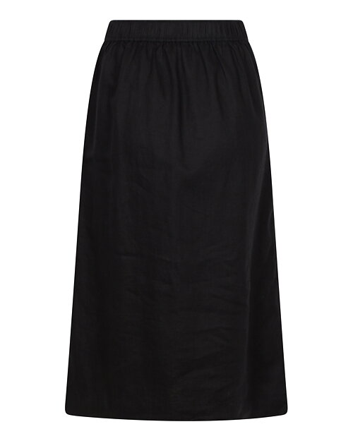 Linnekjol Selithia med slits svart - 2