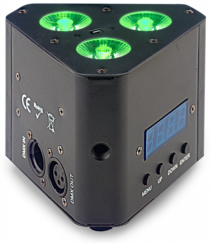 EU TRUSSPAR 3X4W RGBW 4 IN 1