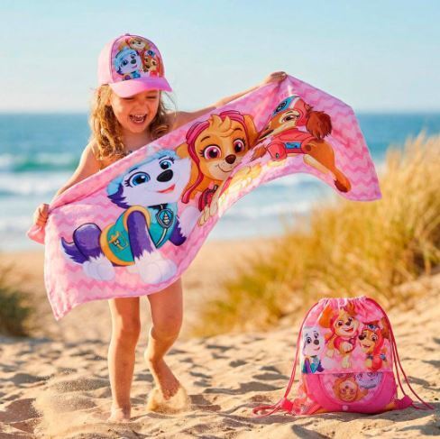 Paw Patrol Handduk Keps Gympapåse Set Skye - 2