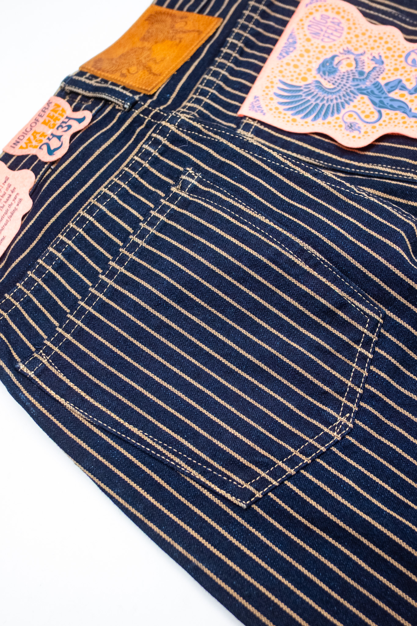 Indigofera - Women’s Jeans Roslyn Single Stripe Rinsed 12oz - 10