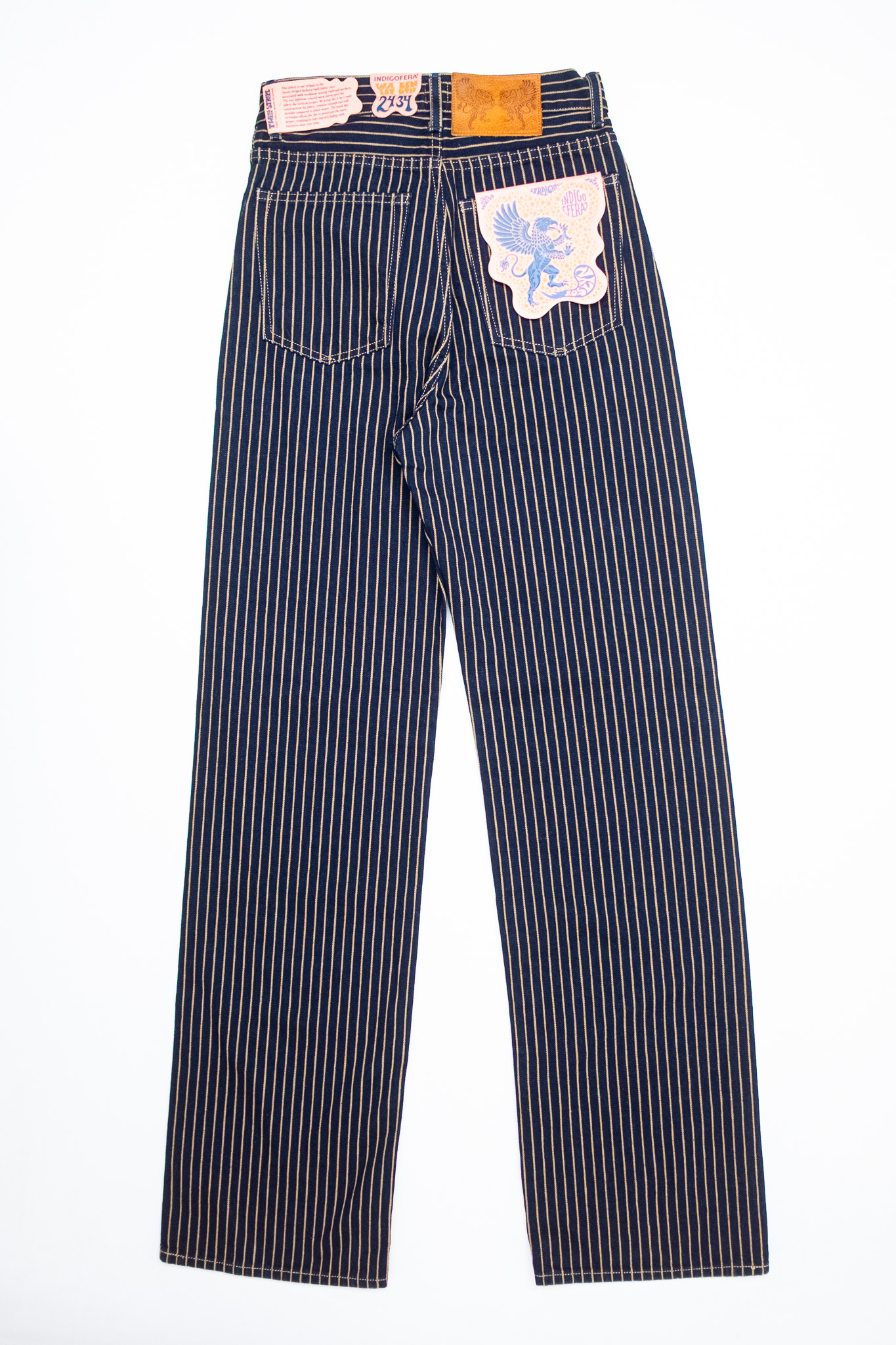 Indigofera - Women’s Jeans Roslyn Single Stripe Rinsed 12oz - 3