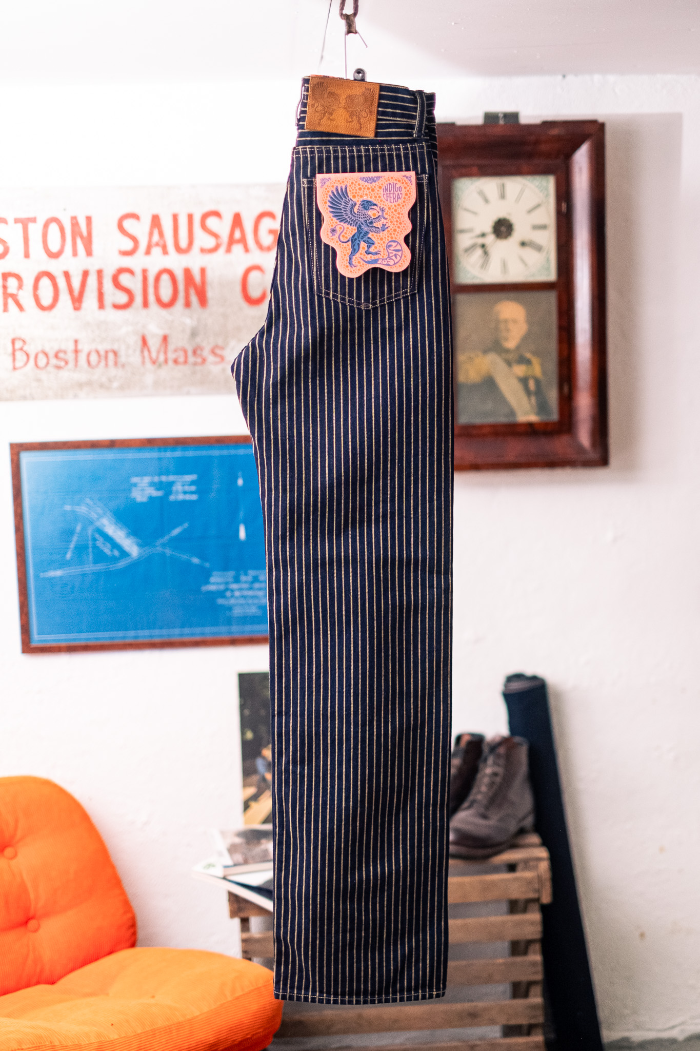 Indigofera - Women’s Jeans Roslyn Single Stripe Rinsed 12oz