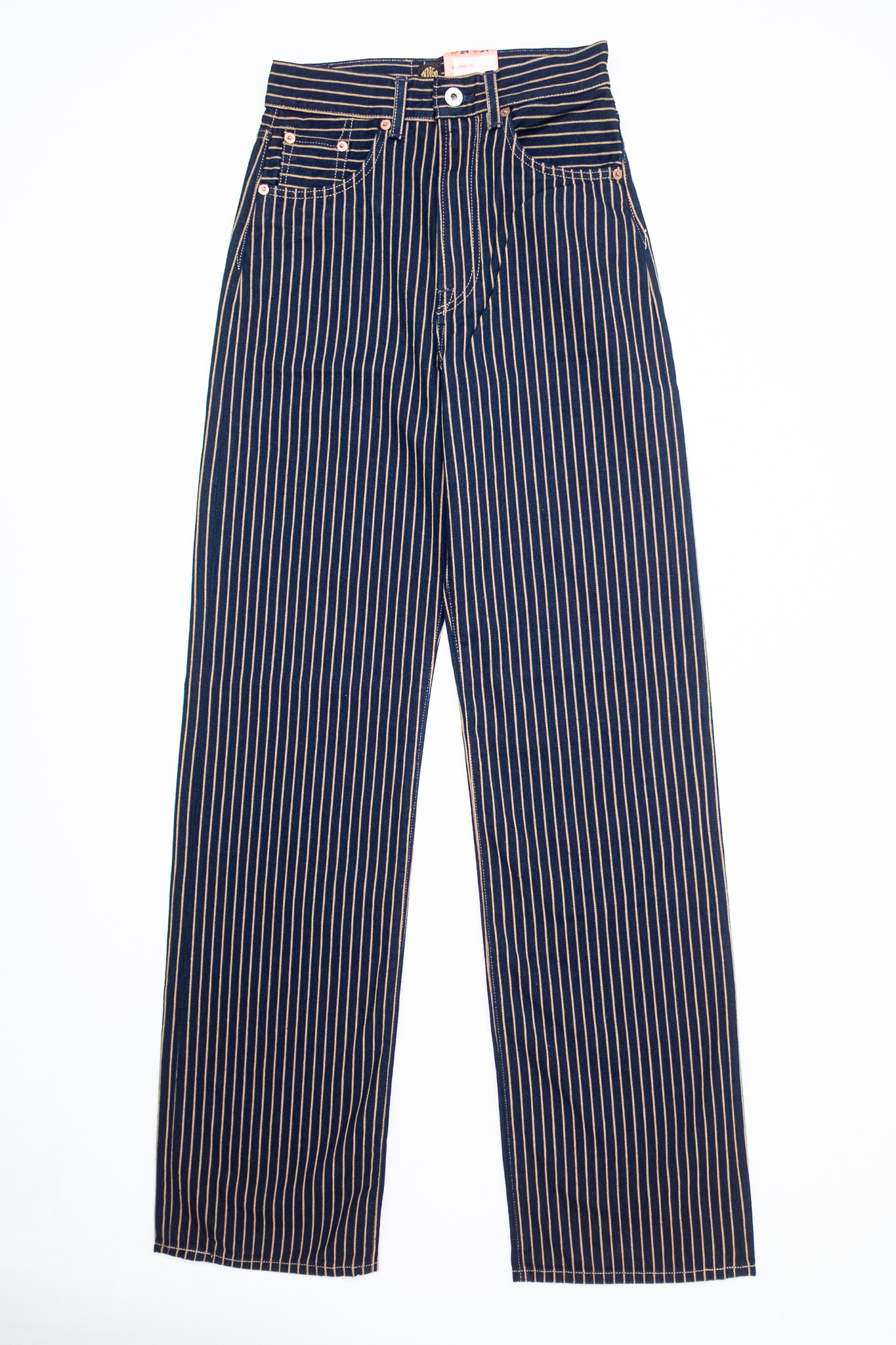 Indigofera - Women’s Jeans Roslyn Single Stripe Rinsed 12oz - 2