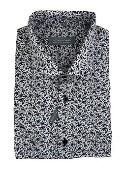 Skjorta kortärmad blåblommig från Peter Adams