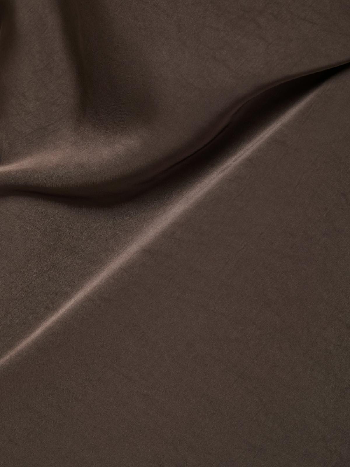 Neo Noir Celinie Heavy Sateen  Dress, Dark Brown - 5