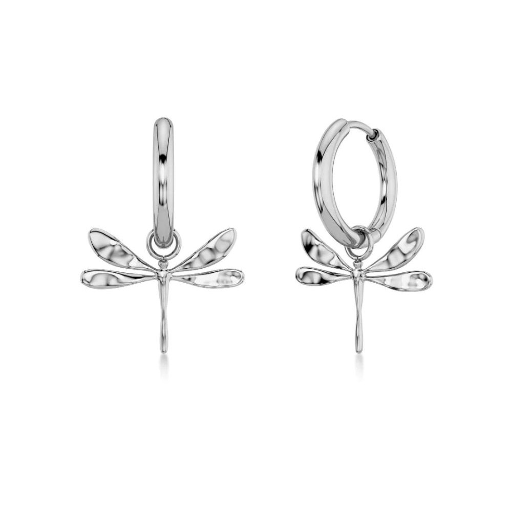 Edblad Dragonfly hoops silver