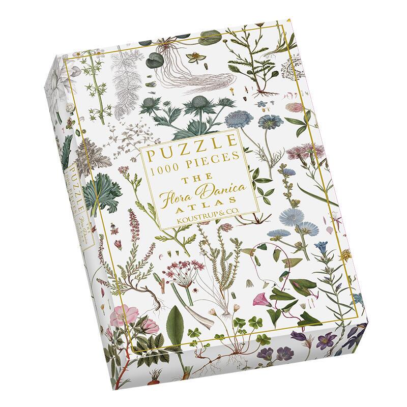 Pussel – The Flora Danica Atlas - 1000 bitar - 2
