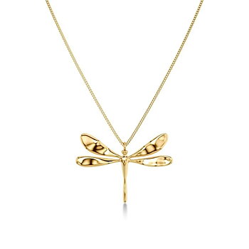 Edblad Dragonfly halsband L guld