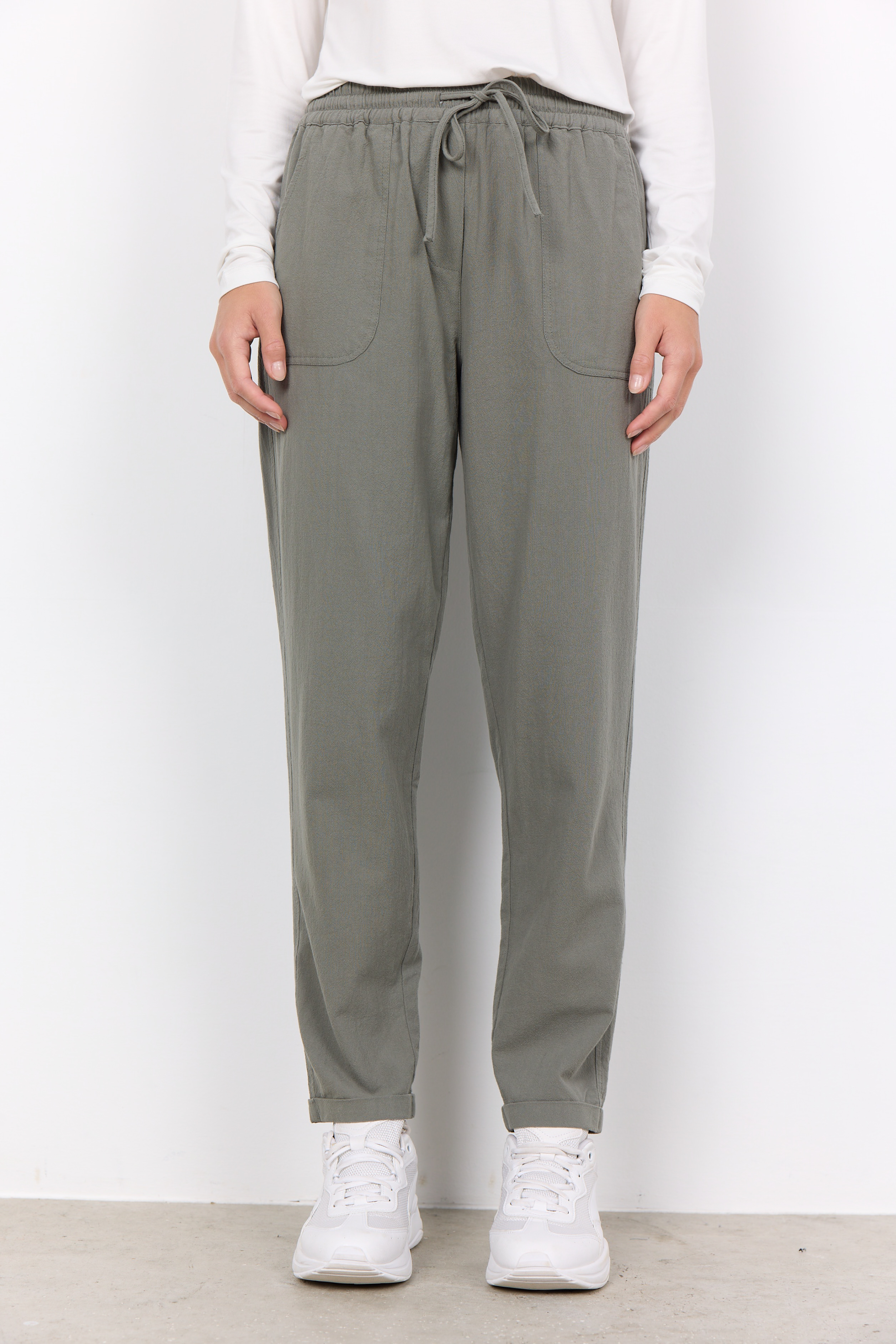 Soya Concept Cissie 10-C Pants Dark Green - 2