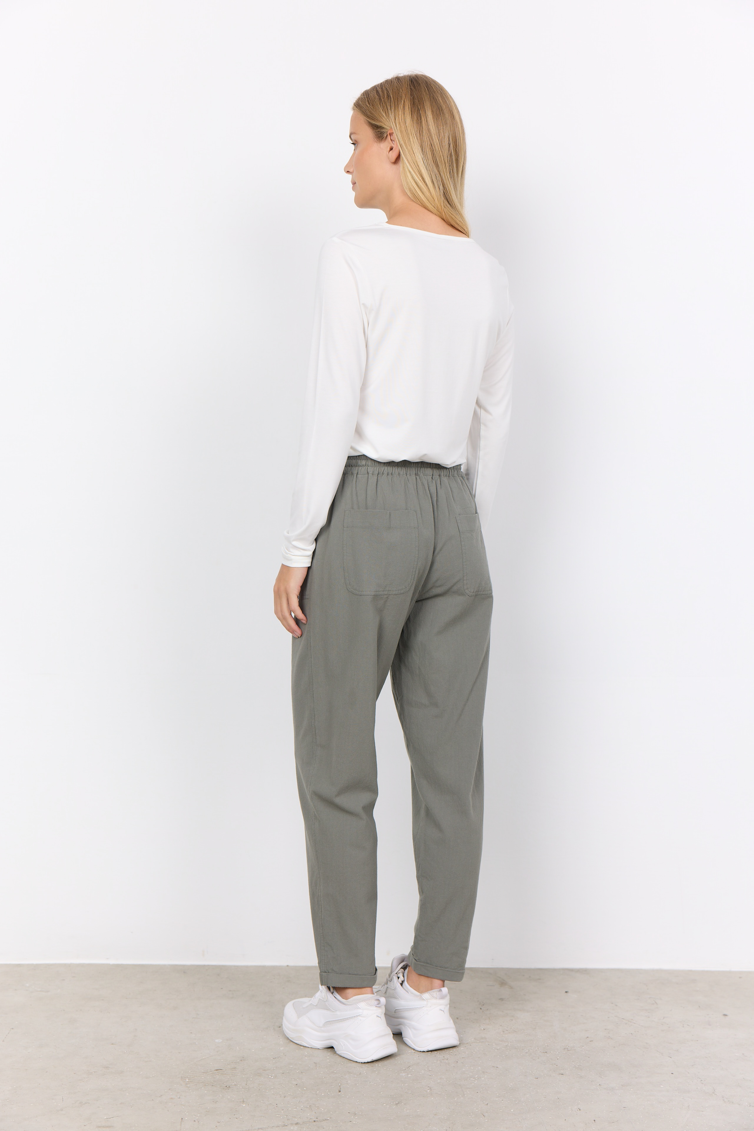 Soya Concept Cissie 10-C Pants Dark Green - 5